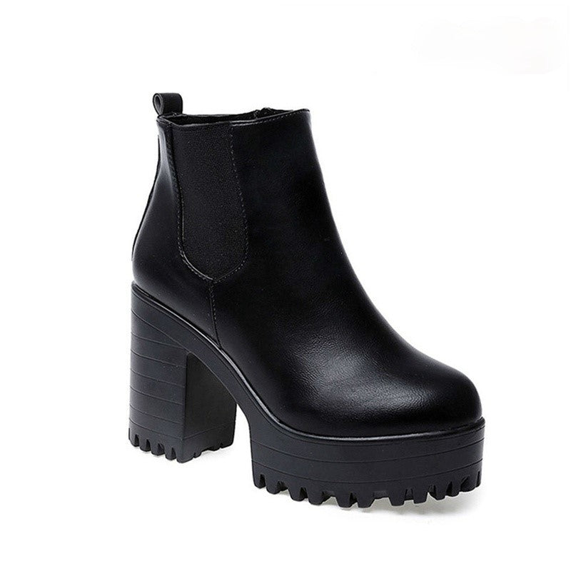 Stiefel Damen Robust Plattform Stiefel Mode