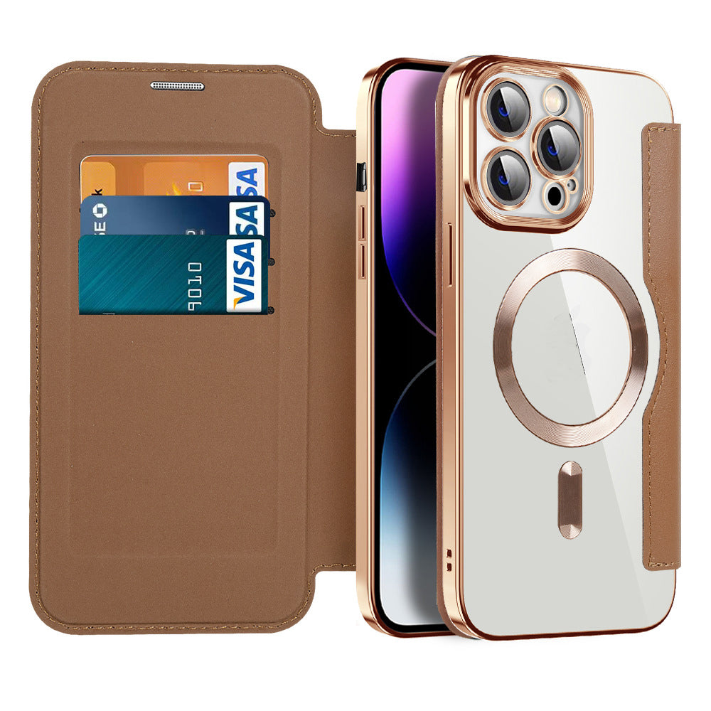 Handy Schutzhülle Flip Case Magnetisch mit Standfunktion