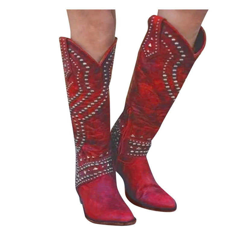 Damenstiefel Hoch Schaft Orthopädisch Bequem