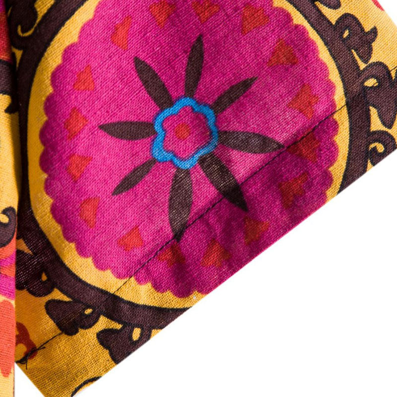Herren Kurzarm Hemd mit coolem Print