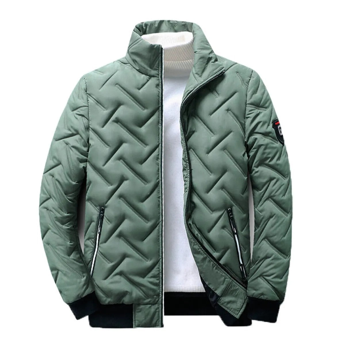 Herrenjacke Gewatteert Warm Winter