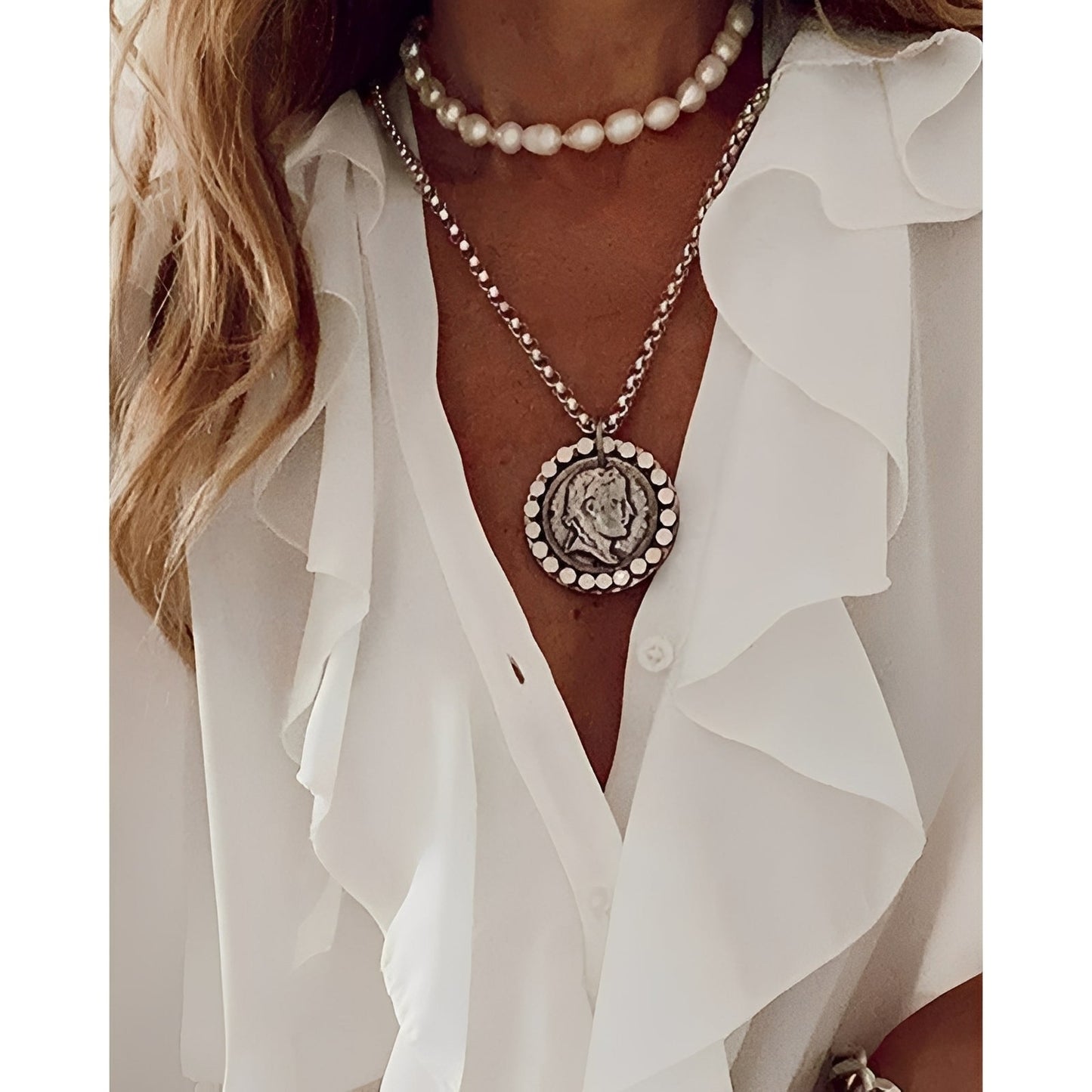 Bluse Frauen Rüschen Bluse Schmetterlingsmuster Sommer