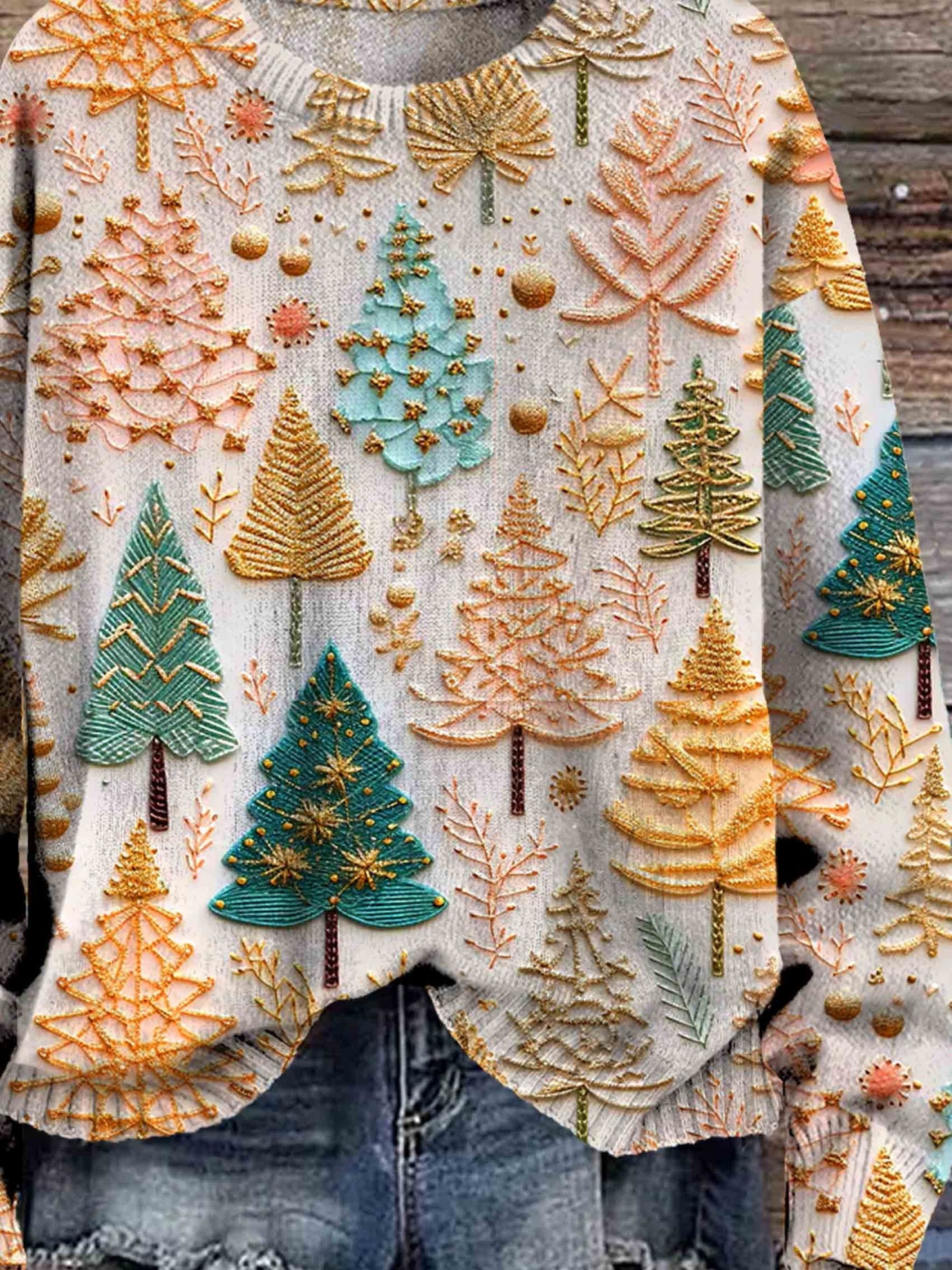 Weihnachtspullover von Jennifer gestrickt