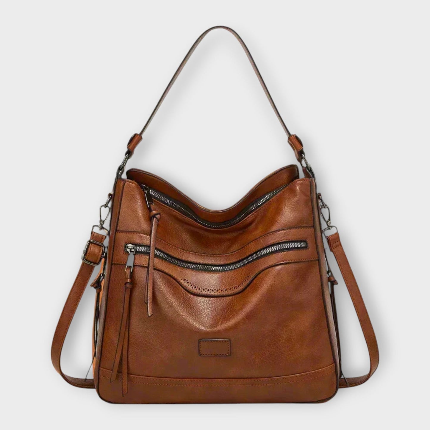 Damen Schultertasche Elegante Ledertasche Modern