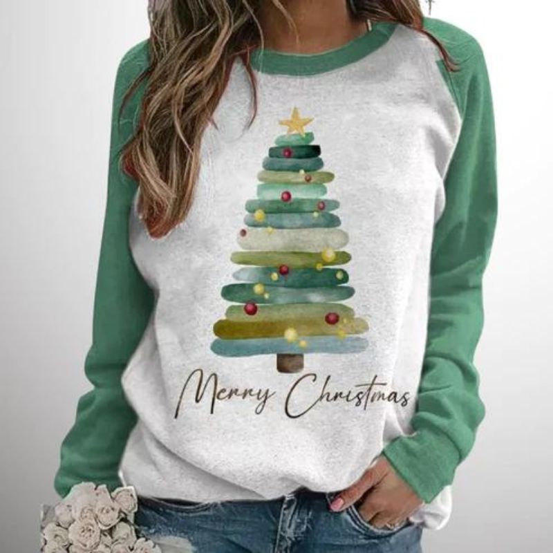 Weicher Weihnachtspullover für Damen – Modell Bettina