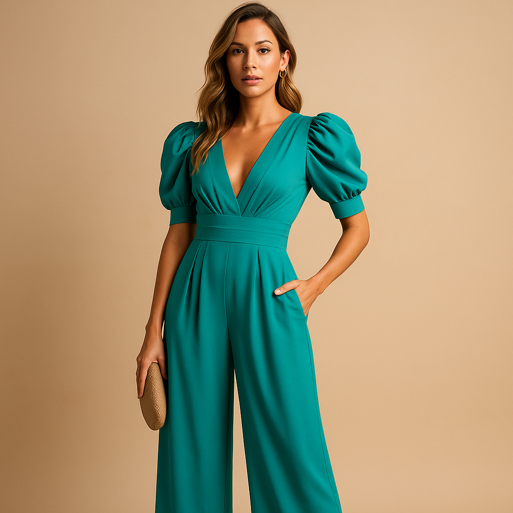 Schicke Damen-Jumpsuit Elegant Abendkleid