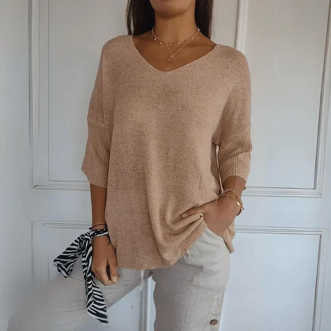 Elegantes Damen Top Entspannt Modern