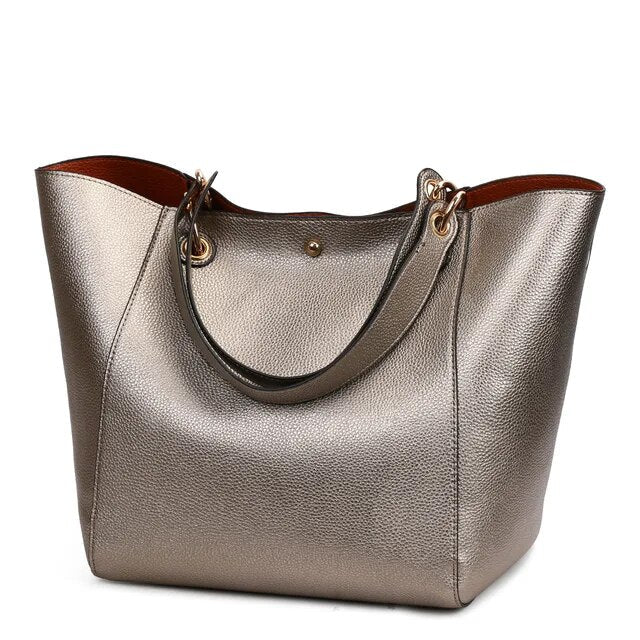 Elegante Leder Umhängetasche für Frauen Groß