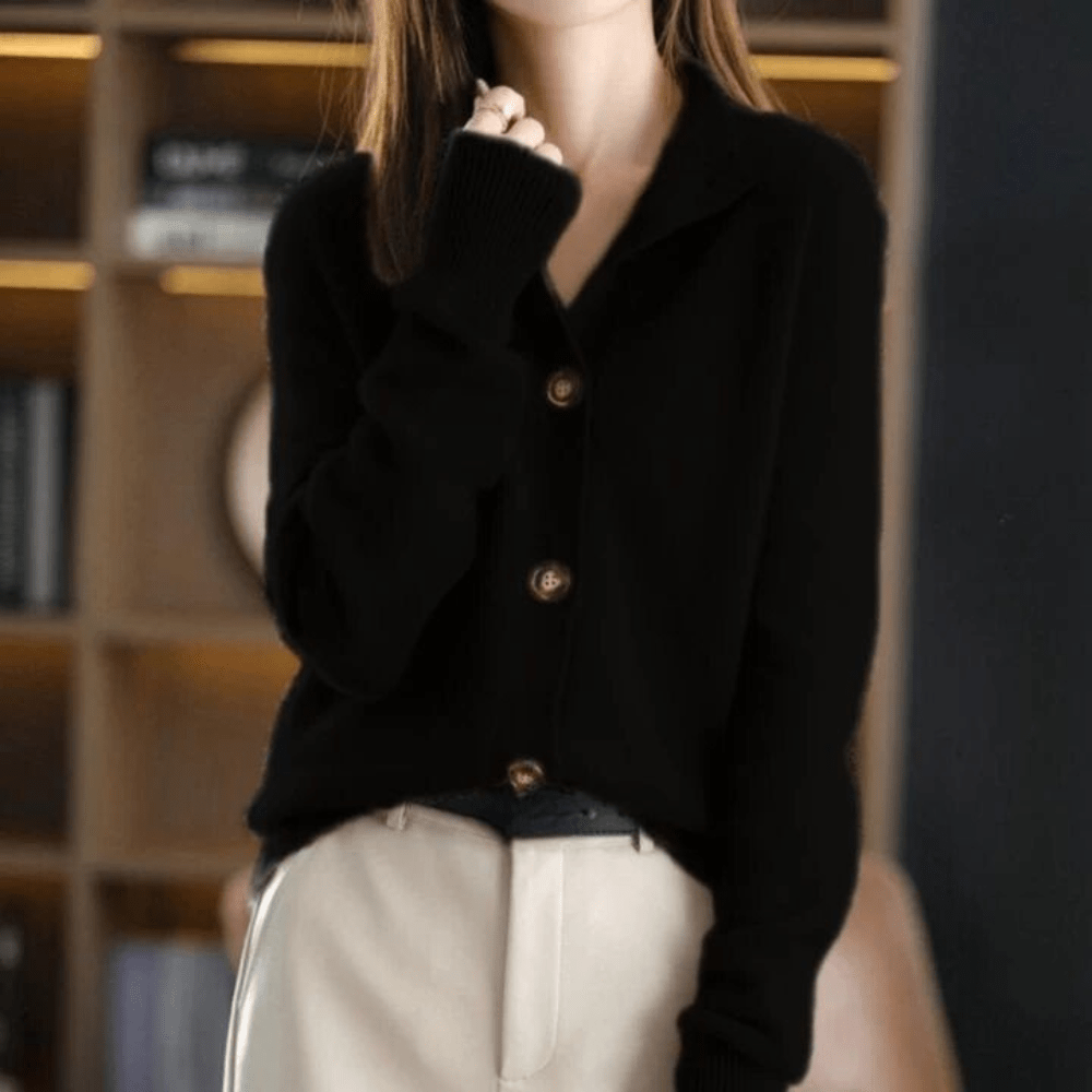 Damen Strickjacke Leicht Bequem Casual