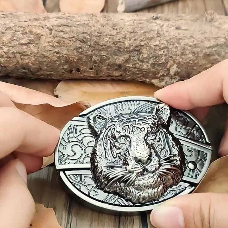 Western Gürtelschnalle Metall Oval Modern Cowboys Stil