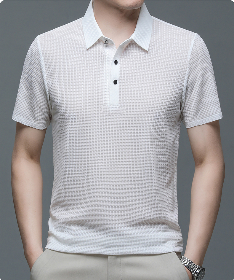 Herren Poloshirt atmungsaktiv Mesh Qualität