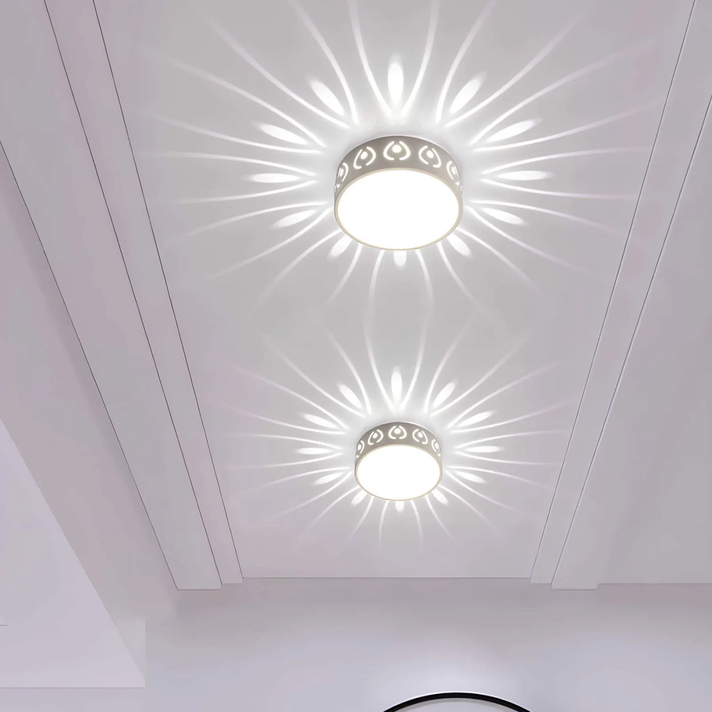 Elegante LED Deckenlampe Modern Stilvoll