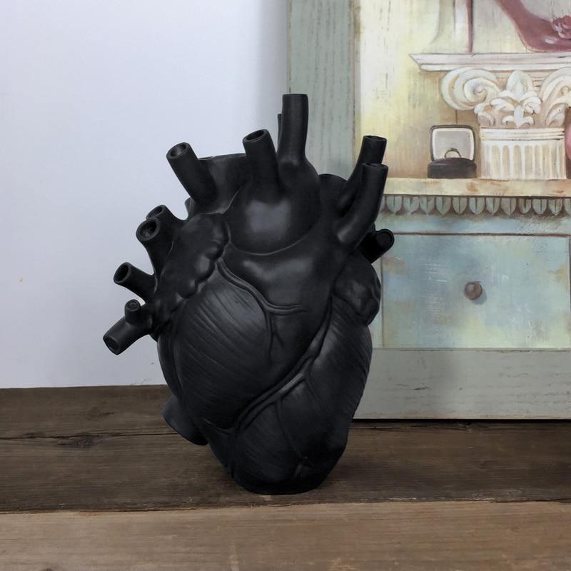 Herz Keramik Figur Anatomie Deko
