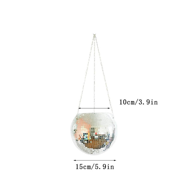 Glitzernde Disco Pflanze Topf Dekoration