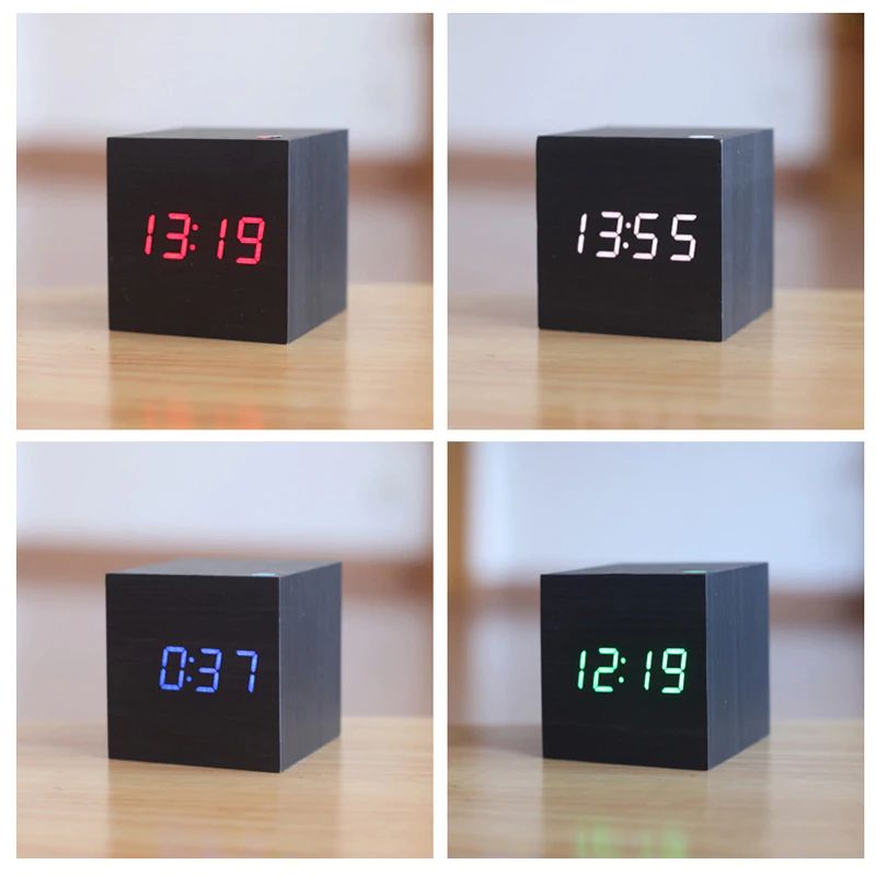 Cube Digital Tischuhr
