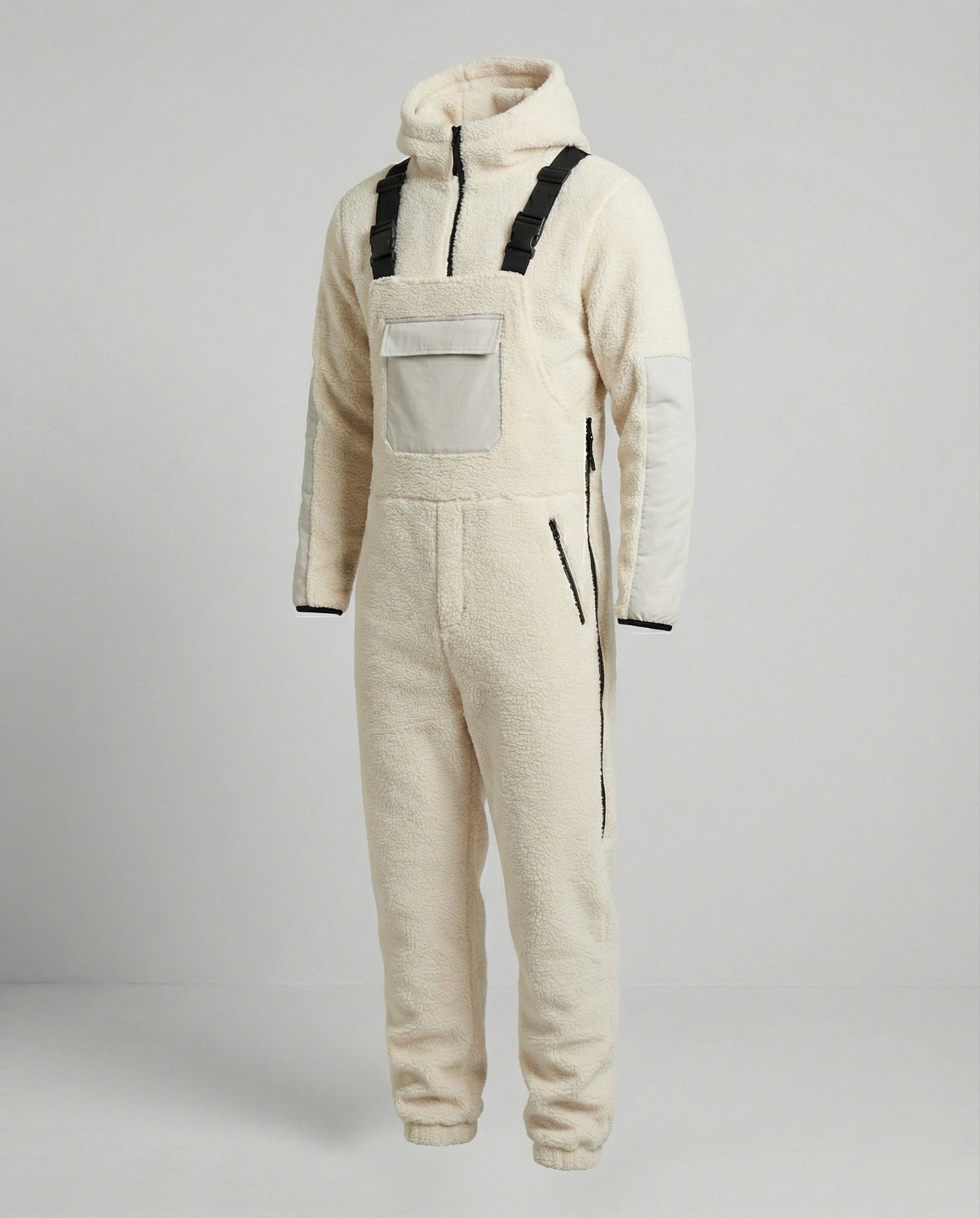 Herren Steppoverall Bequem Kapuze Verstellbar
