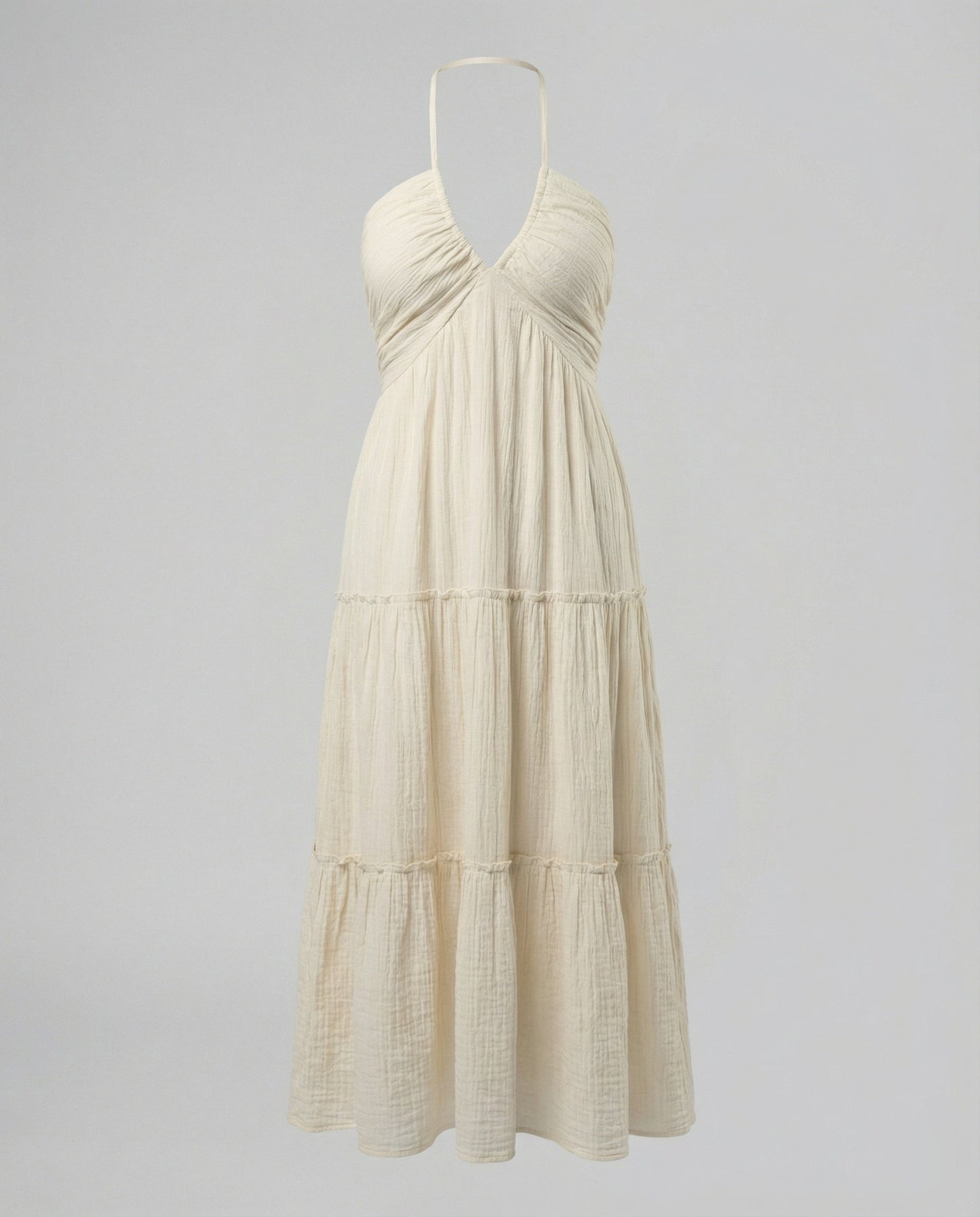 Damen Maxikleid Fließend Lang Elegant