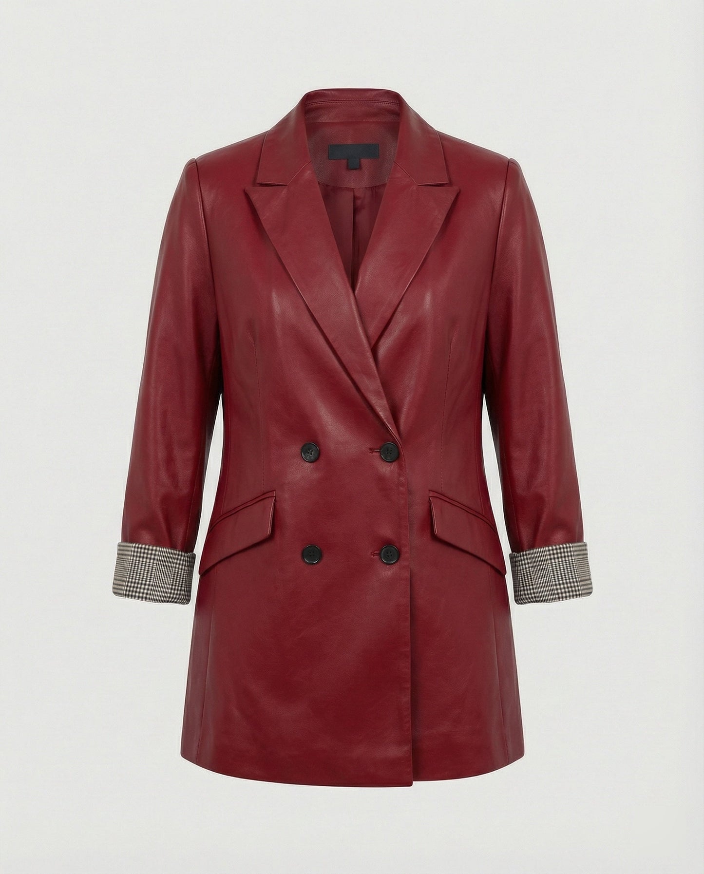 Damen Blazer Doppelreihig Kontrast Ärmel Modern Berlin