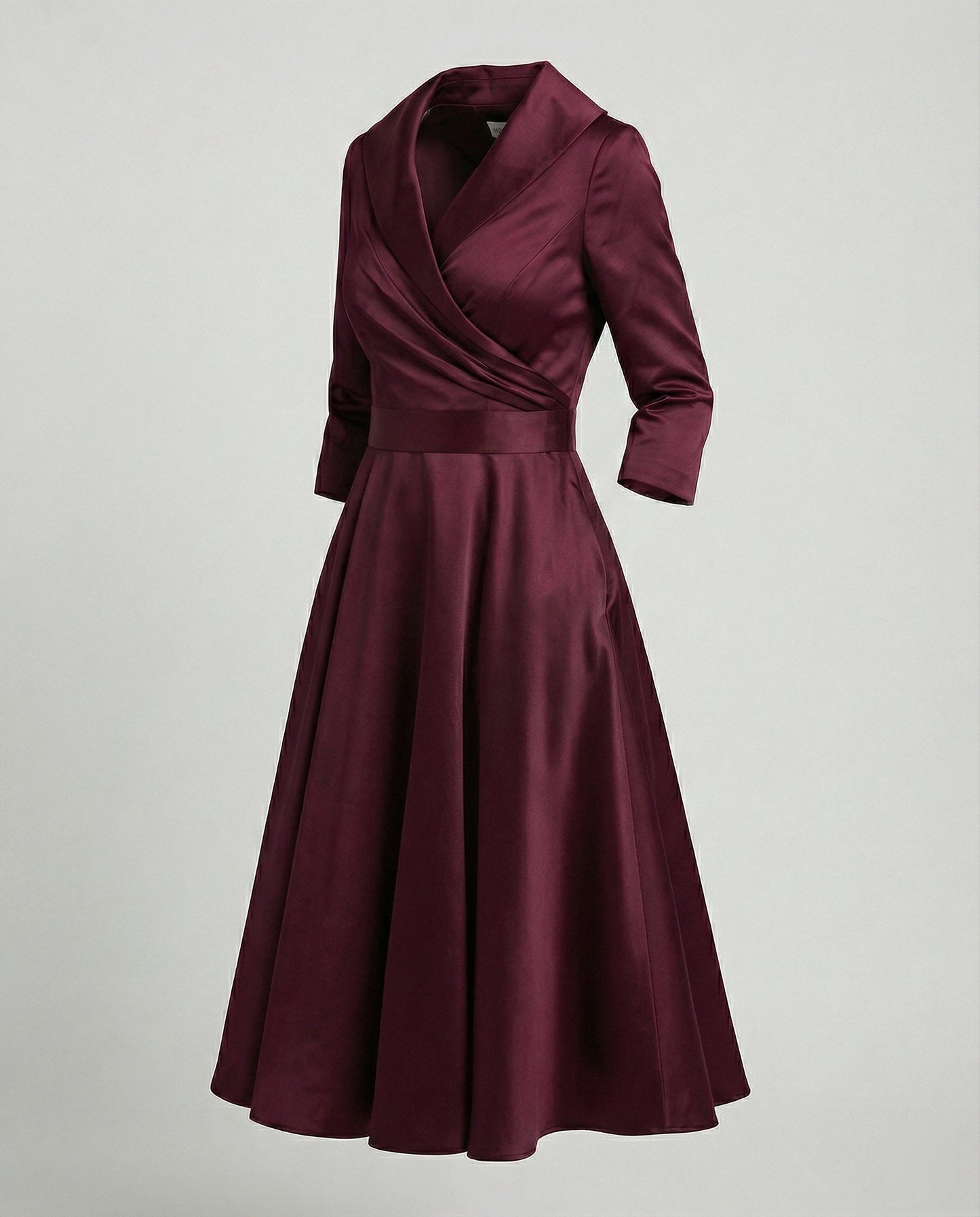 Chices Wickelkleid Mit Weitem Kragen Damen
