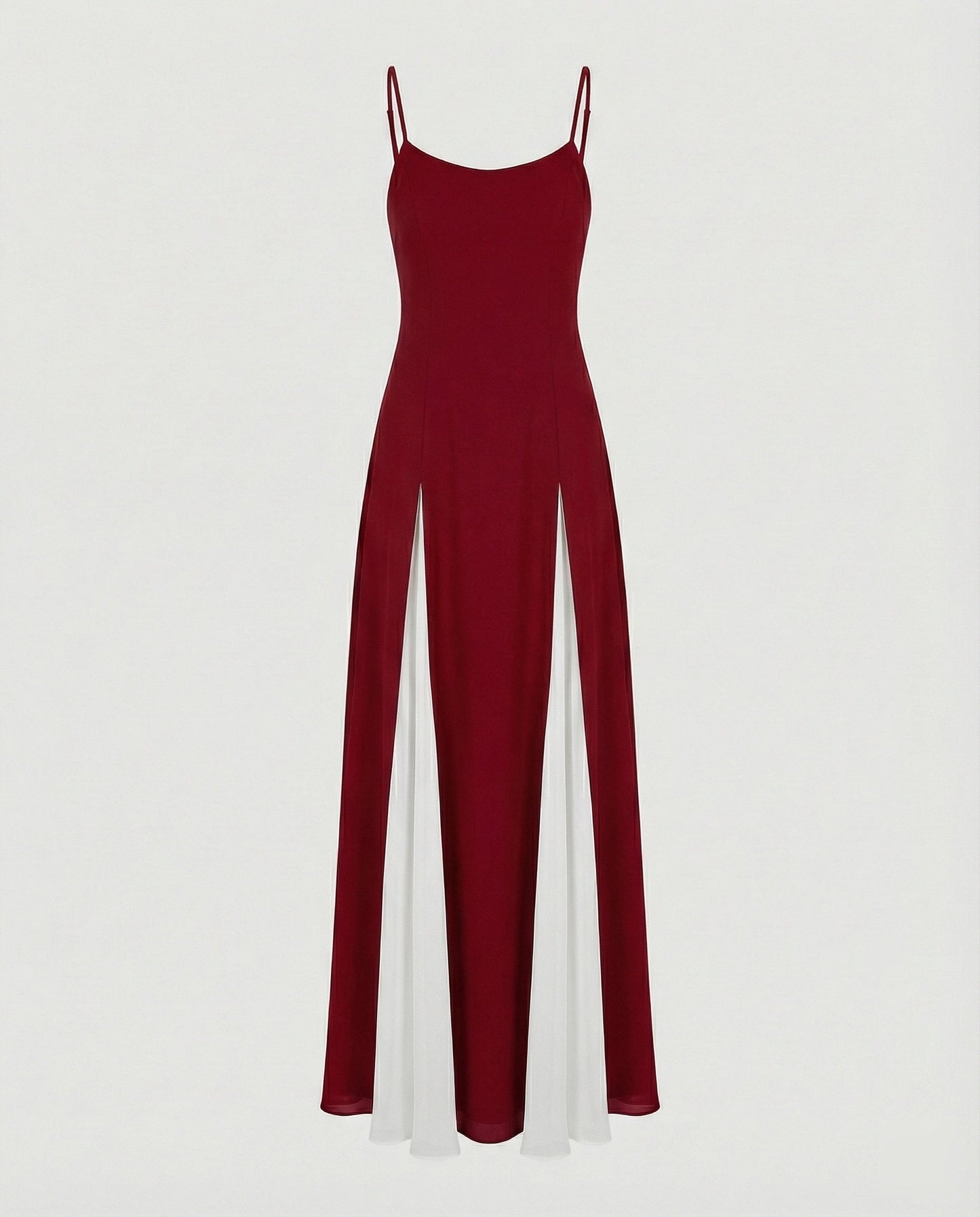 Damen Maxikleid Elegant Lang mit Schlitz