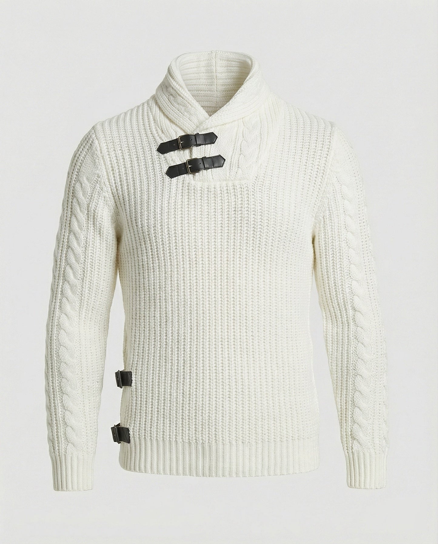 Asymmetrischer Strickpullover Herren Modern Trendy