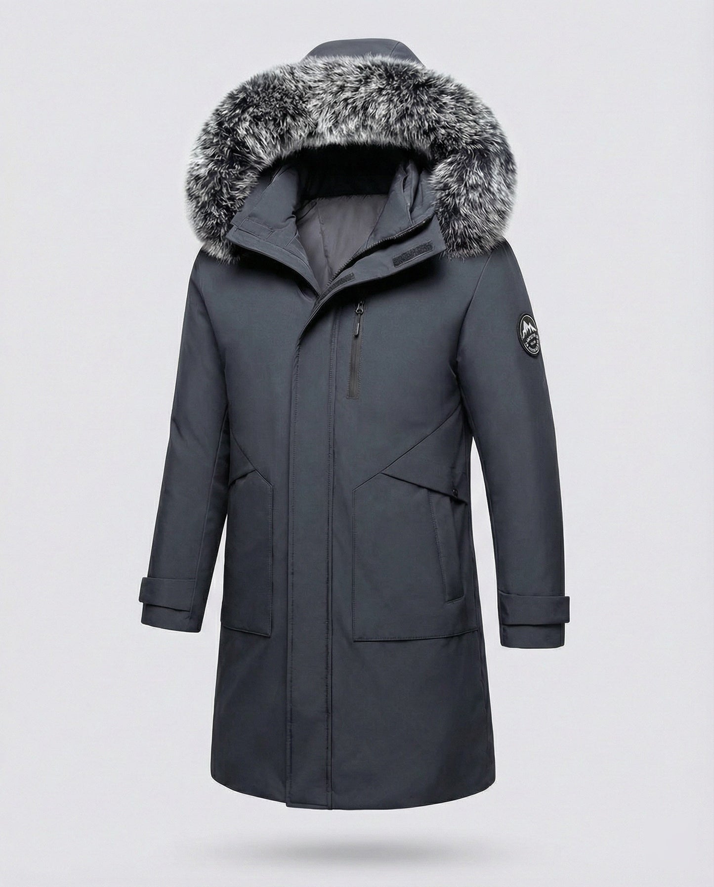 Langer Damen Wintermantel Modern