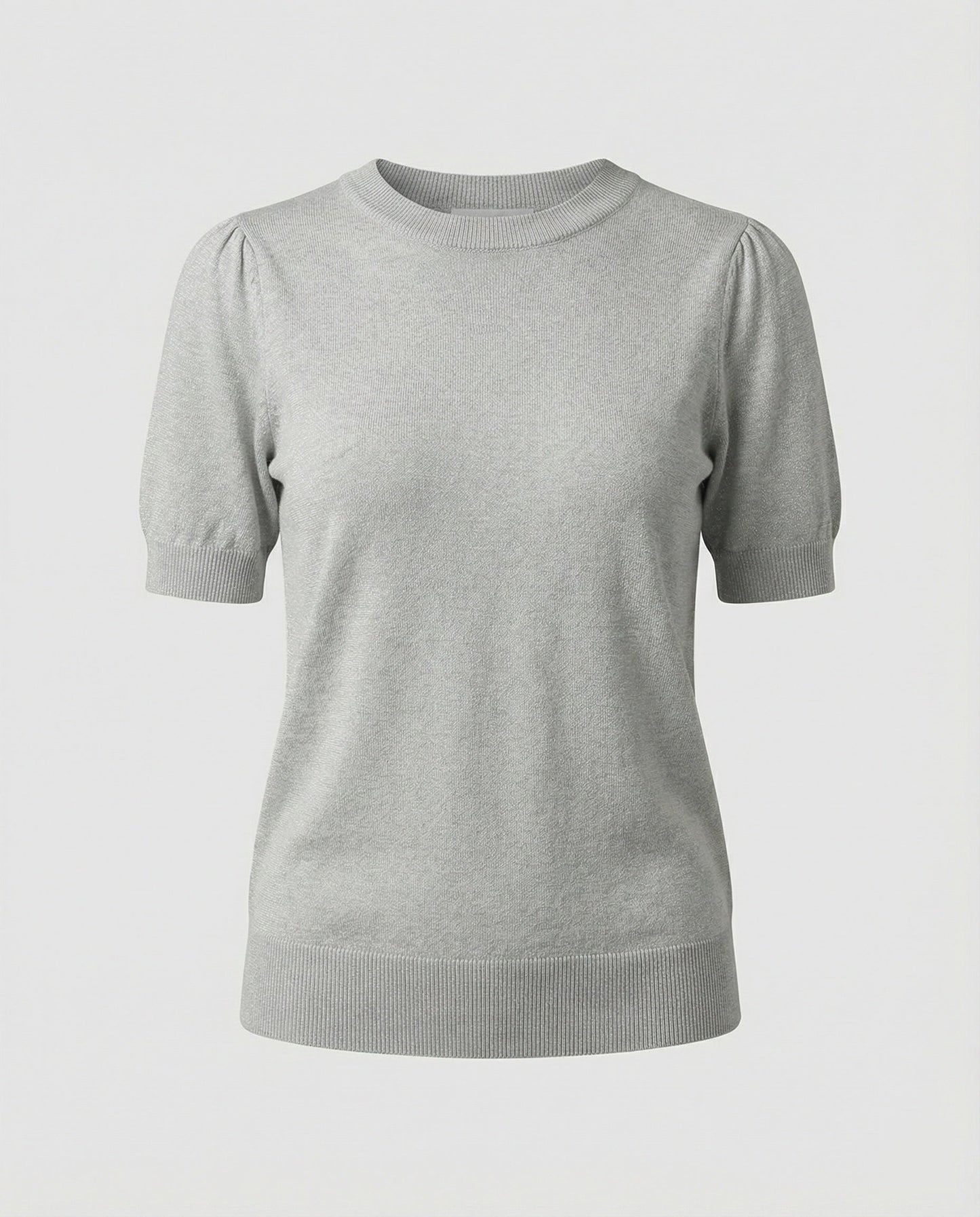 Damen Pullover Kurzarm Baumwolle Modern