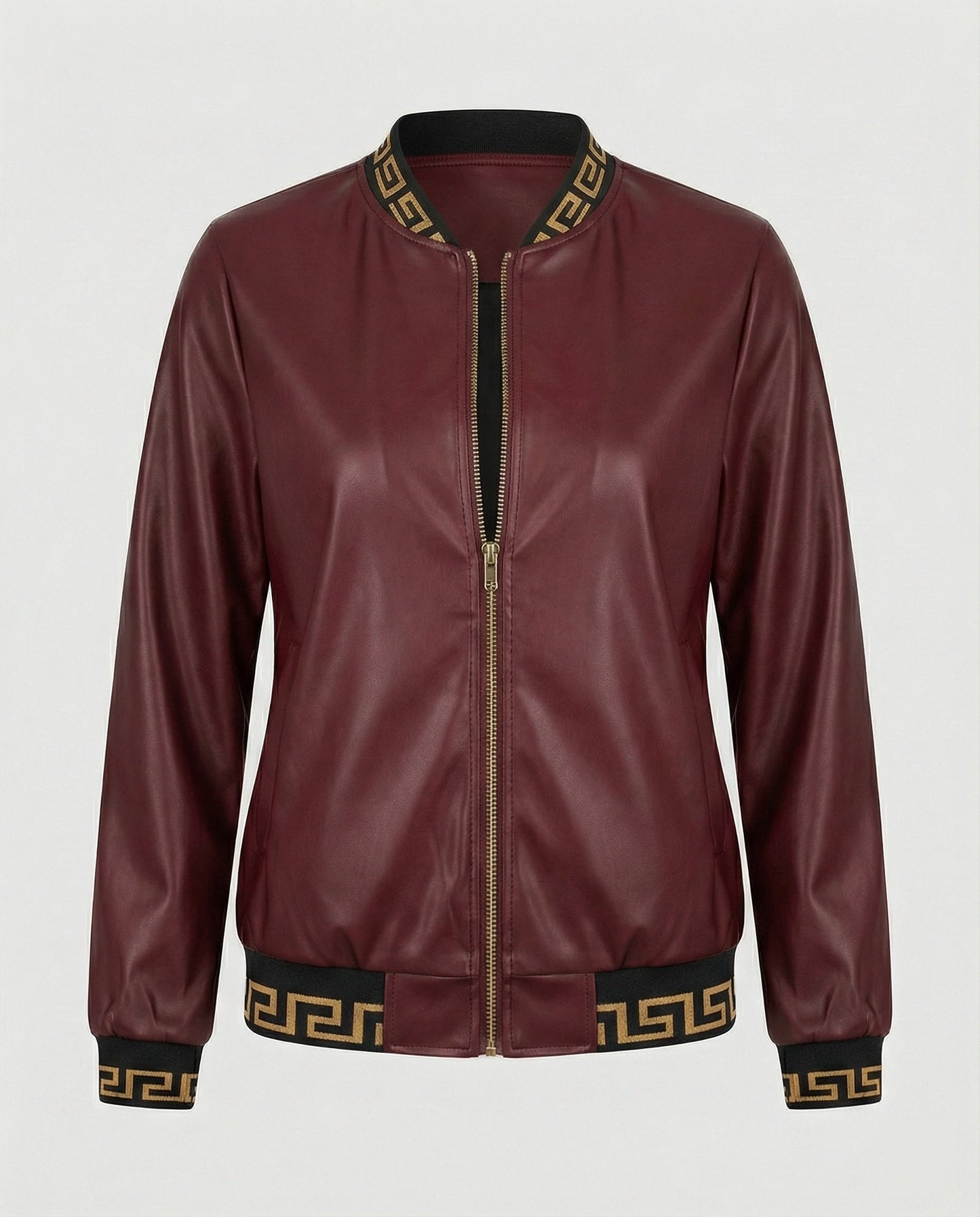 Langarmjacke Geoprint Trendig Damen Jacke
