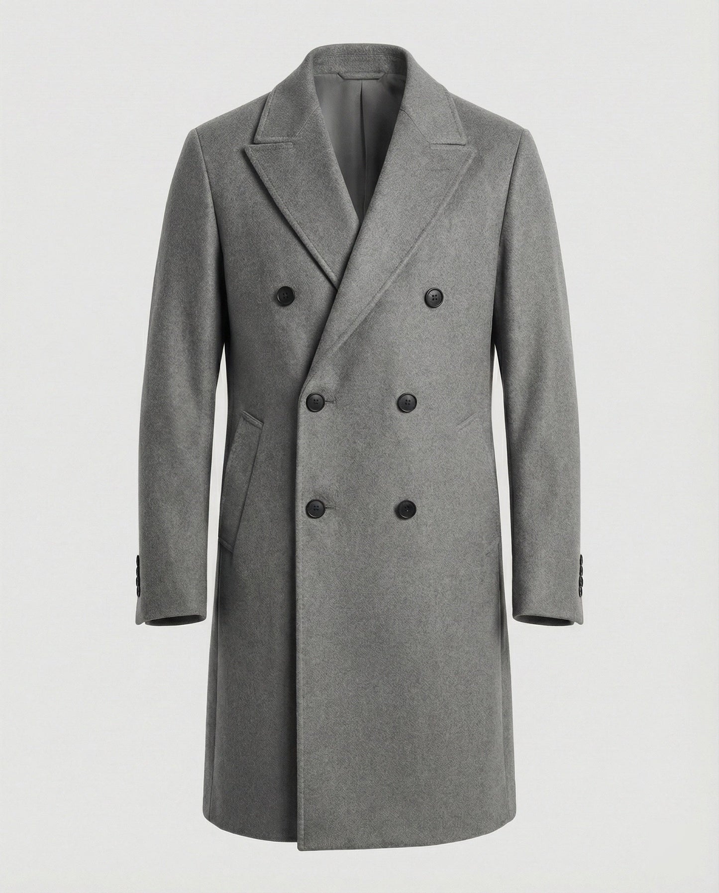 Herren Wollmantel Klassisch Warm Winter