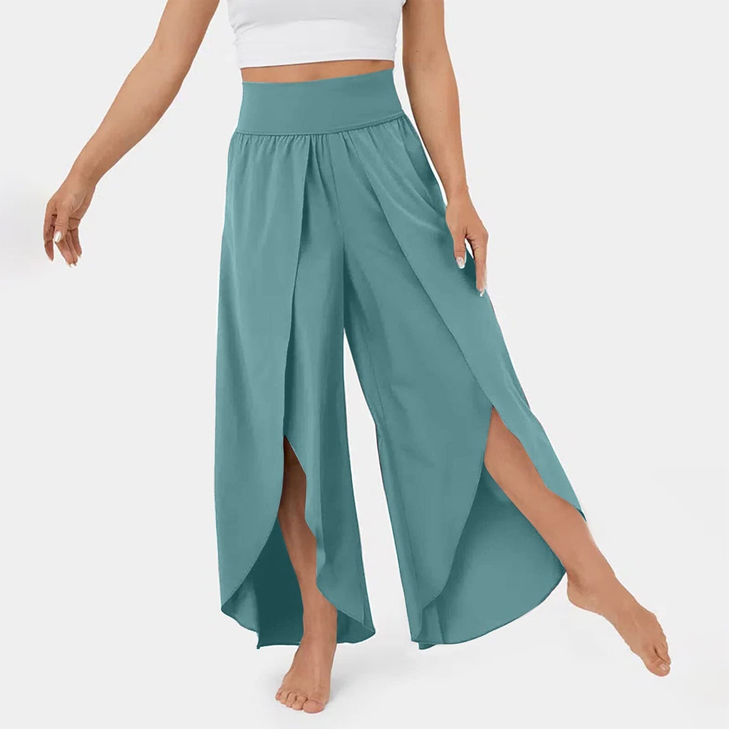 Weite Hosenbeine Stilhose Damen