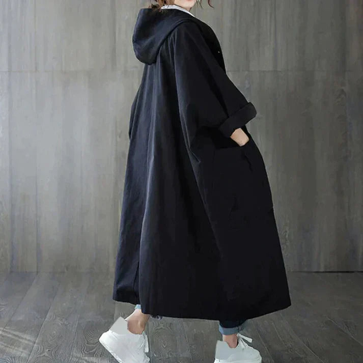 Damen Trenchcoat Klassisch mit Gürtel Elegante