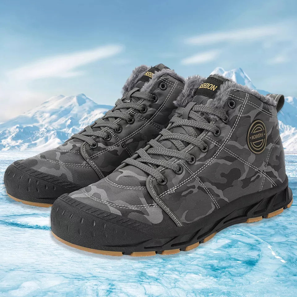 Herren Schuhe Wasserdicht Rutschfest Baumwolle Sneaker