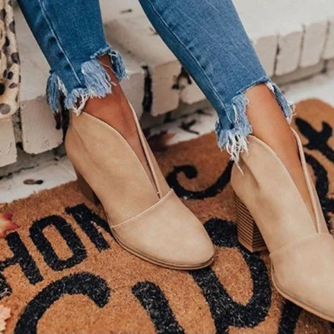 Hochhackige Damen Stiefel Leder Glitzernd Schick