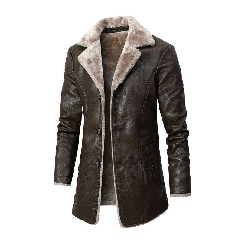 Herren Wintermantel Stylisch Warm Elegant