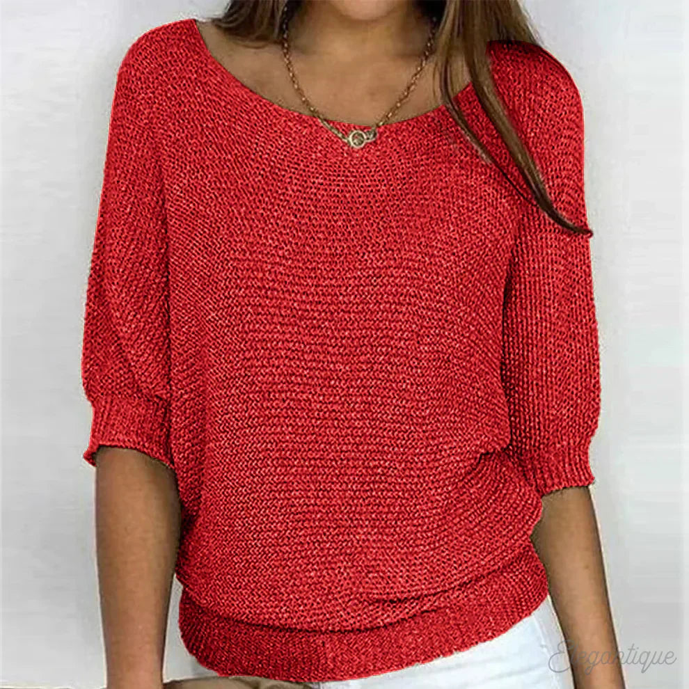 Damen Pullover Elegantes Design