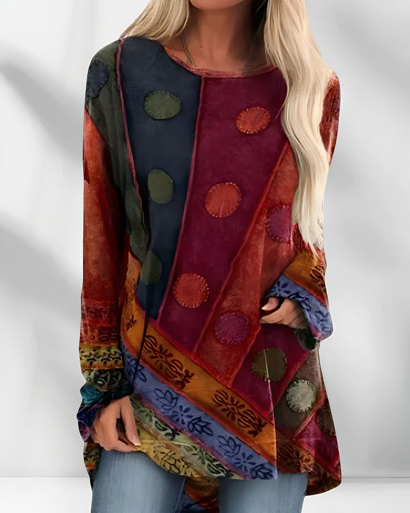 Damen Tunika Elegantes Oberteil Modern