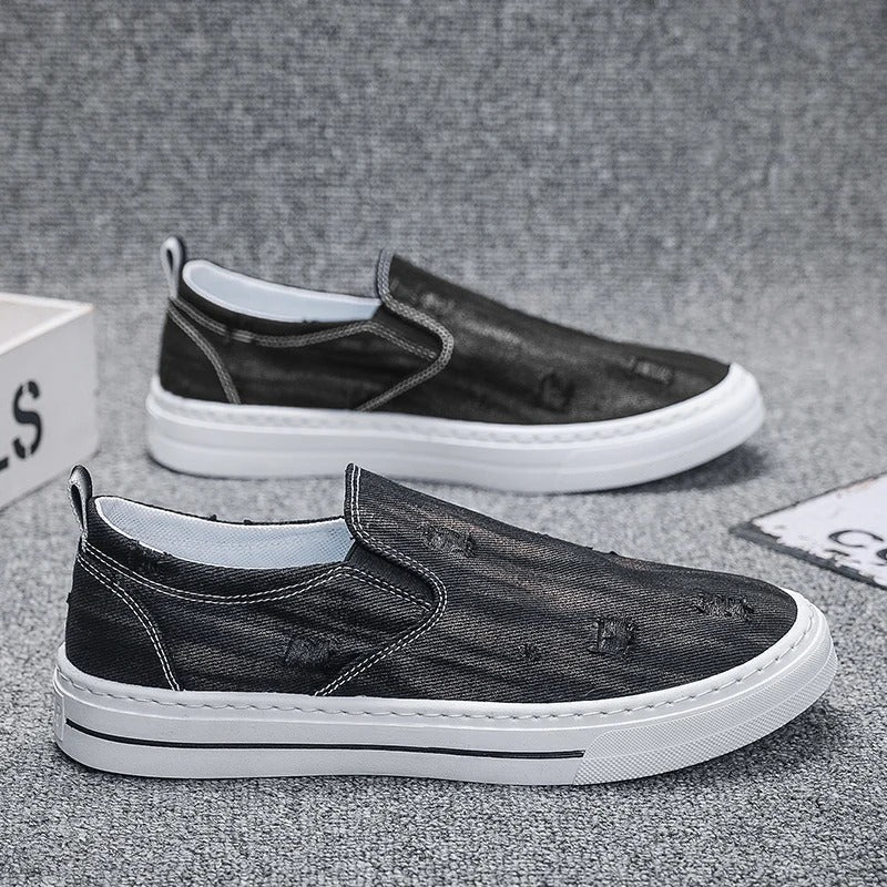 Bequeme Leinwand-Sneaker Frauen Schuhe