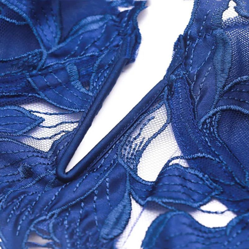 Elegantes Spitzen-Dessous-Set Französisch Luxus