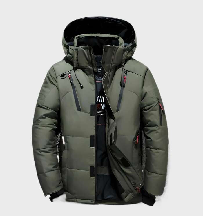Wasserdichte und winddichte Daunenjacke für Herren – Modell Benedikt