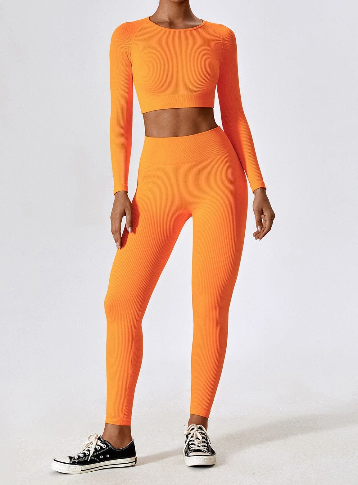 Sport-Set Damen Nahtlos Zweiteilig Functional