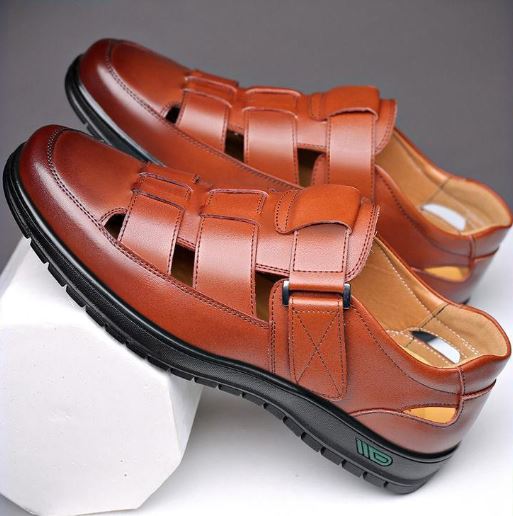 Herren Schuhe Leder Bequem Freizeit Modell