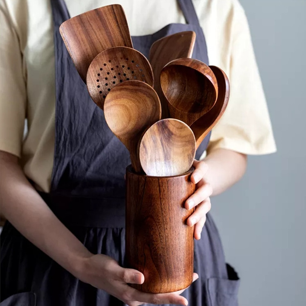 Luxus Teak Küchenaccessoires Modern EcoChef - BerlinGlamour