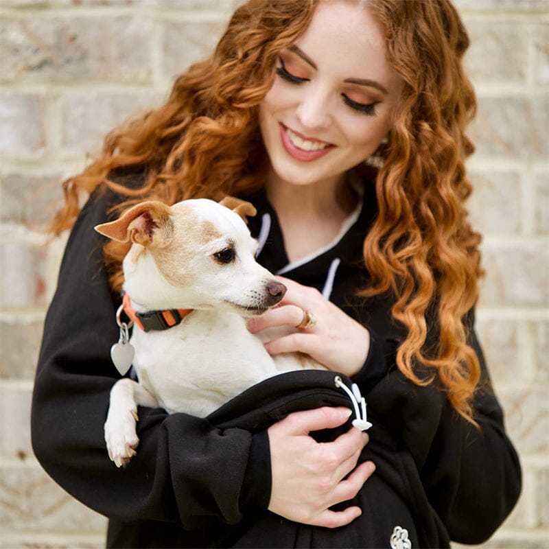 Kapuzenpulli für Hunde Einfarbig Modern