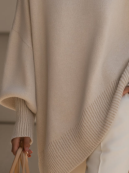 Damen Oversized Pullover Elegantes Großformat