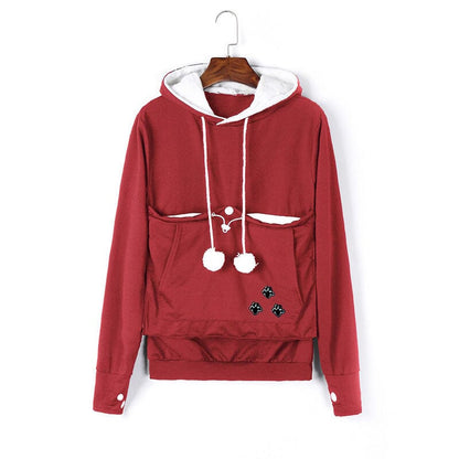 Kapuzenpulli für Hunde Einfarbig Modern