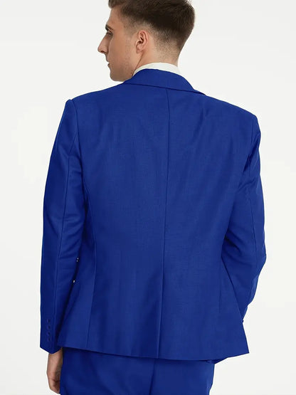 Herren Anzug Set 3-teilig Business Blazer Hose Weste