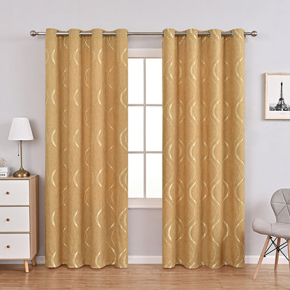 Elegante Chenille Vorhänge Blumenmuster Luxus Gardinen
