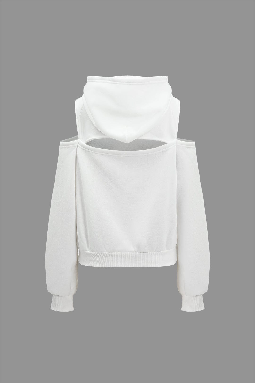Sportliches Hoodie-Set Damen Cut-Outs Trendy