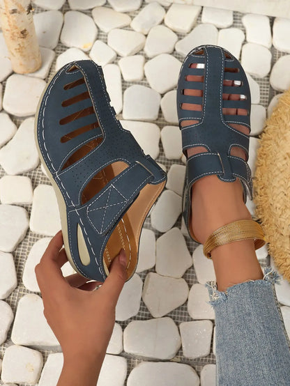 Heidi Sandalen Stilvoll Wedge Absatz Damen