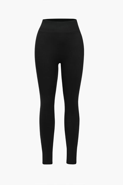 Sportliches Zweiteiler Set Cropped Jacke Leggings